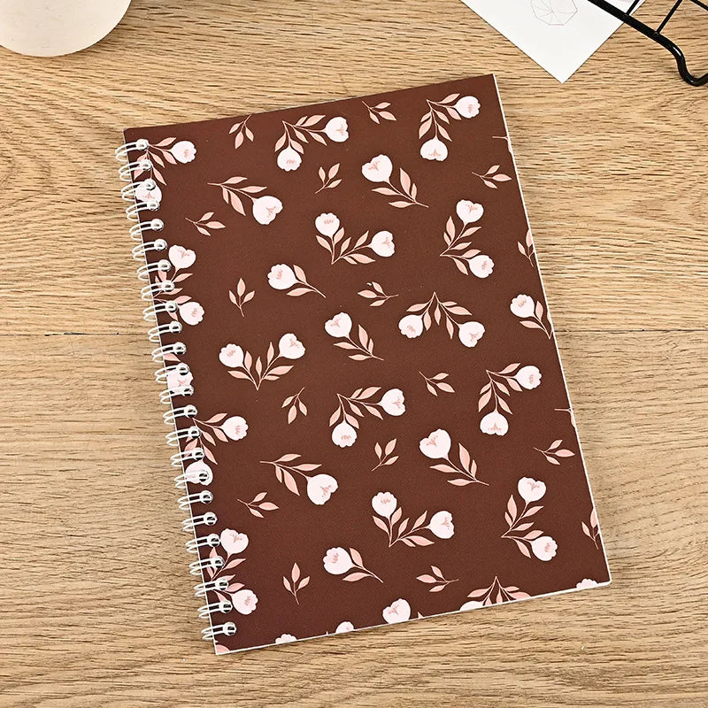 Cahier Vintage à pages blanches A5