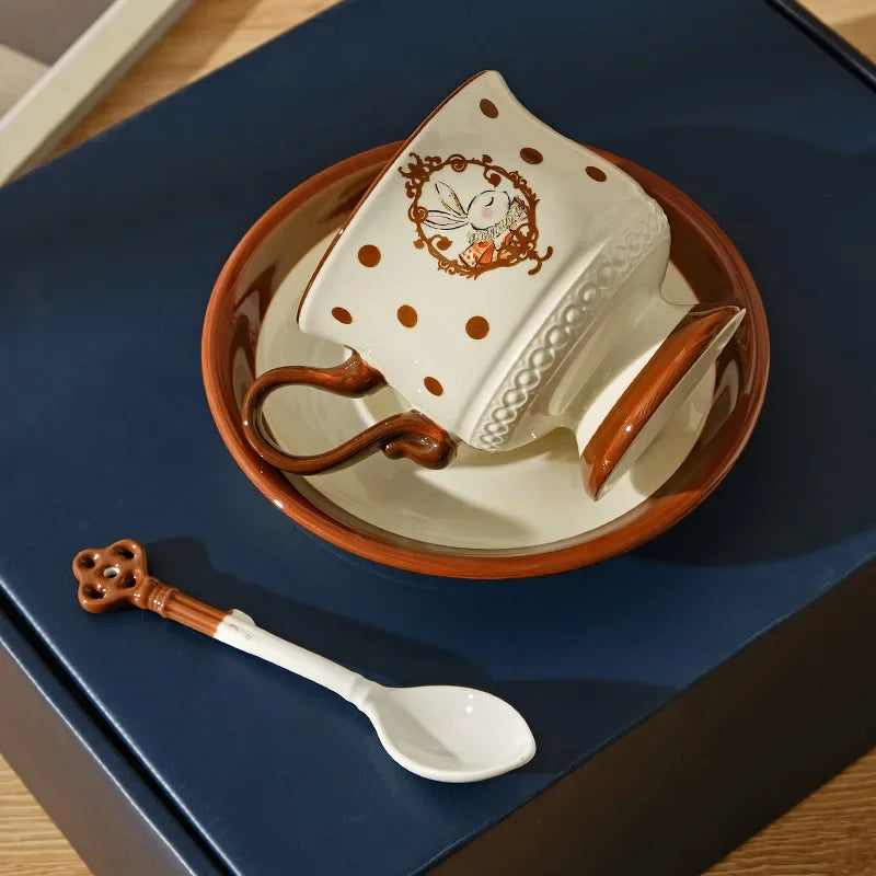 Retro Ceramic Rabbit Mug