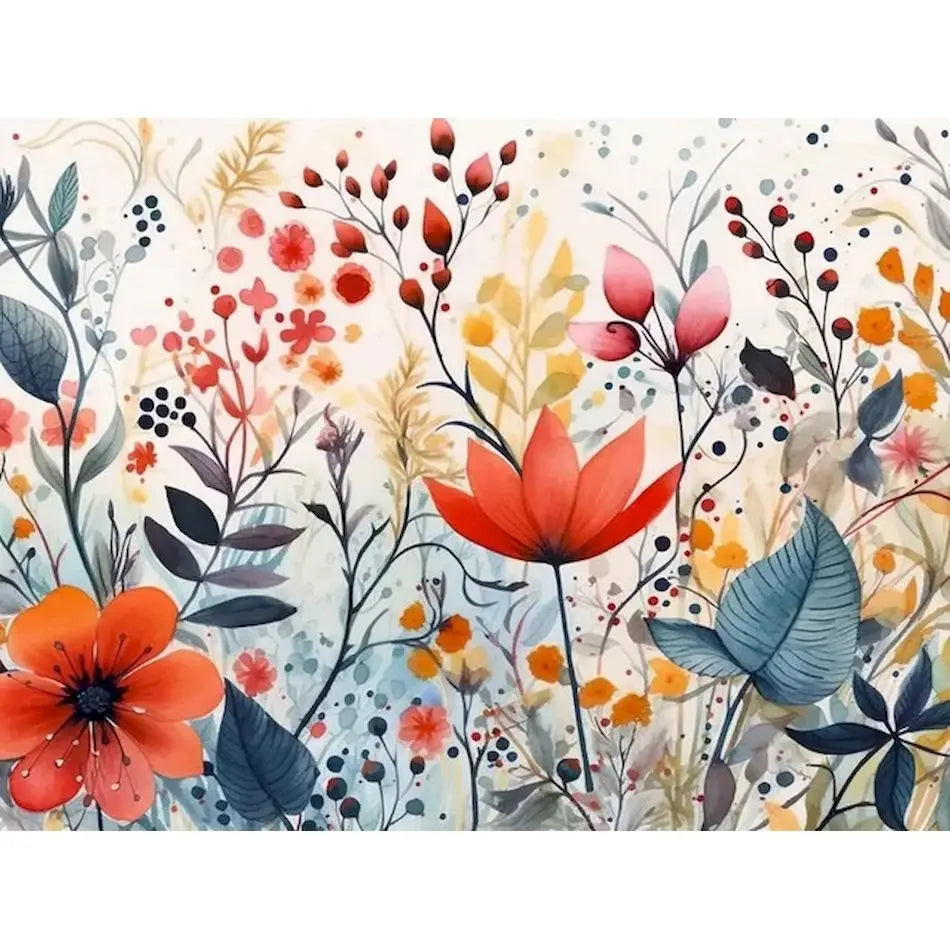 Peintures par numéros fleurs colorées