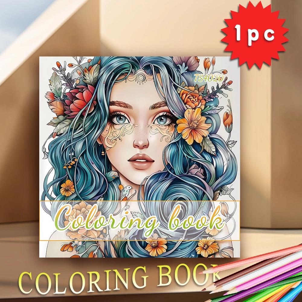 Adult Coloring Book 30 Sheets 100gsm