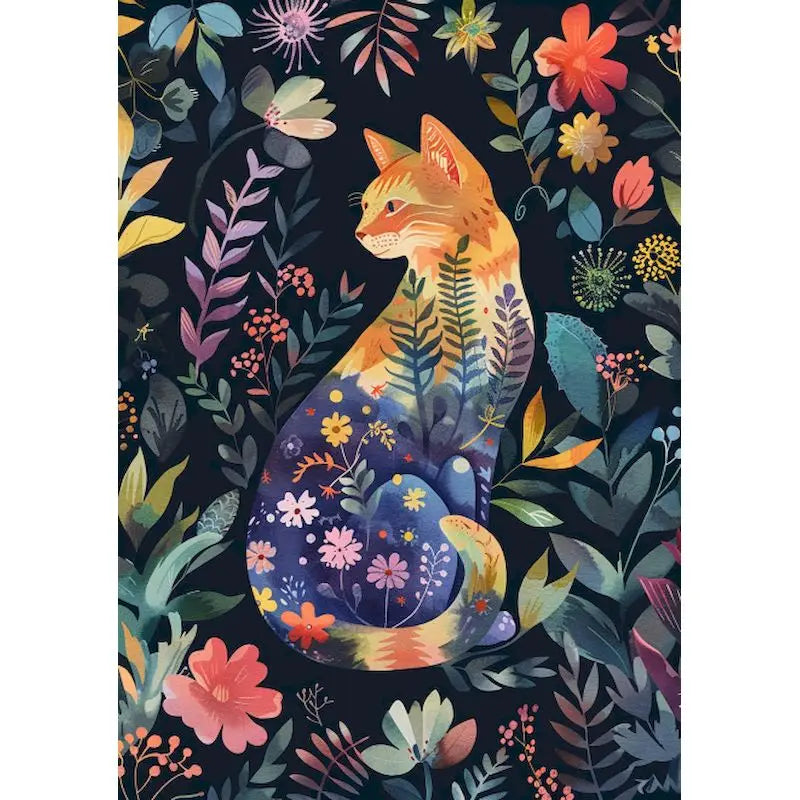 DIY Cat Painting by Numbers
