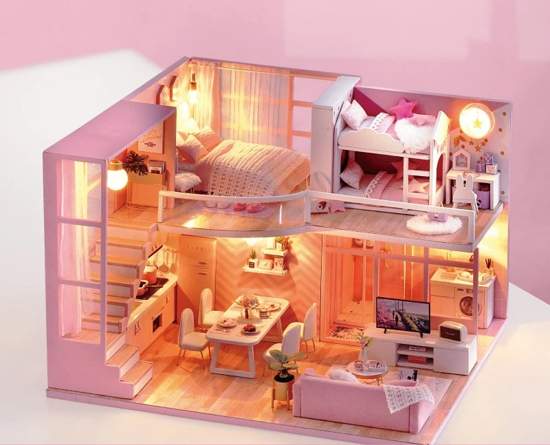 DIY Maquettes en bois à assembler - maison de poupée _ Plusieurs modèles disponibles