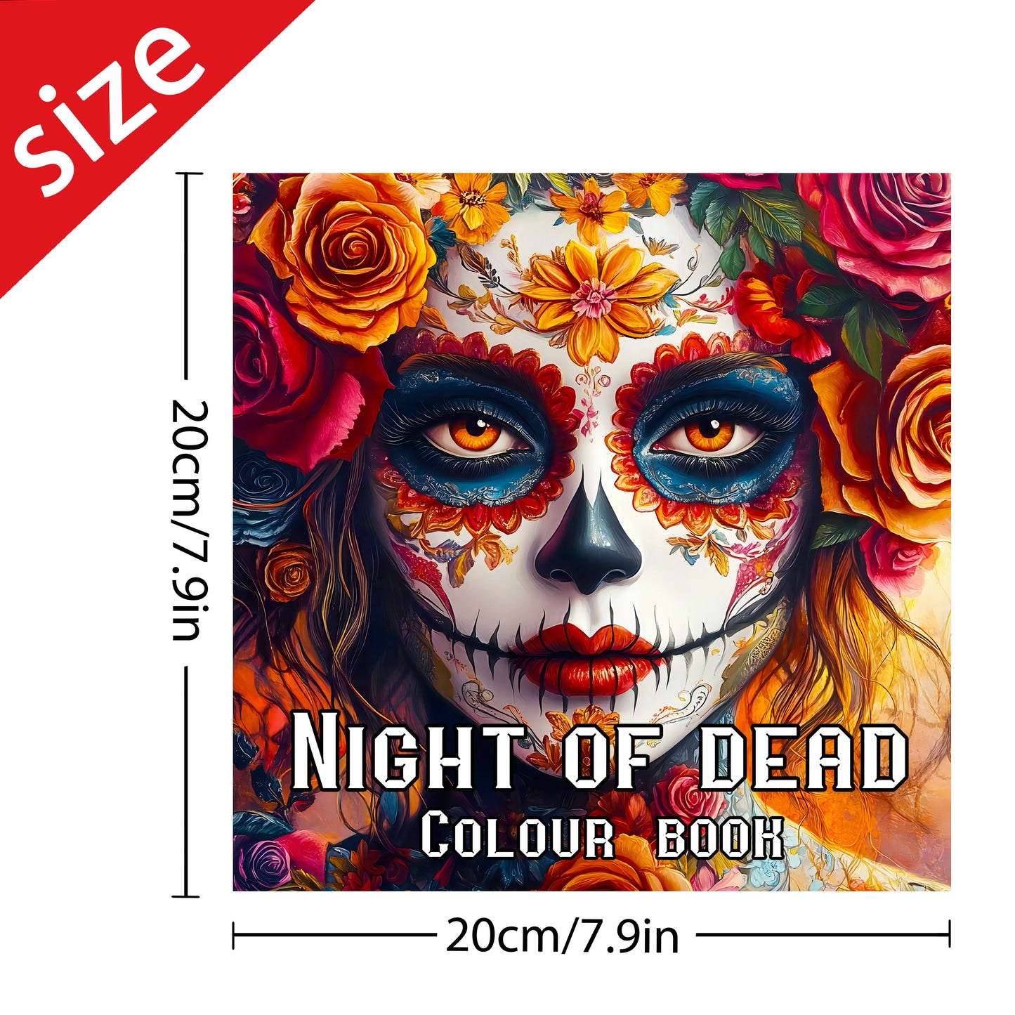 Livre de coloriage sur le thème de la nuit des morts