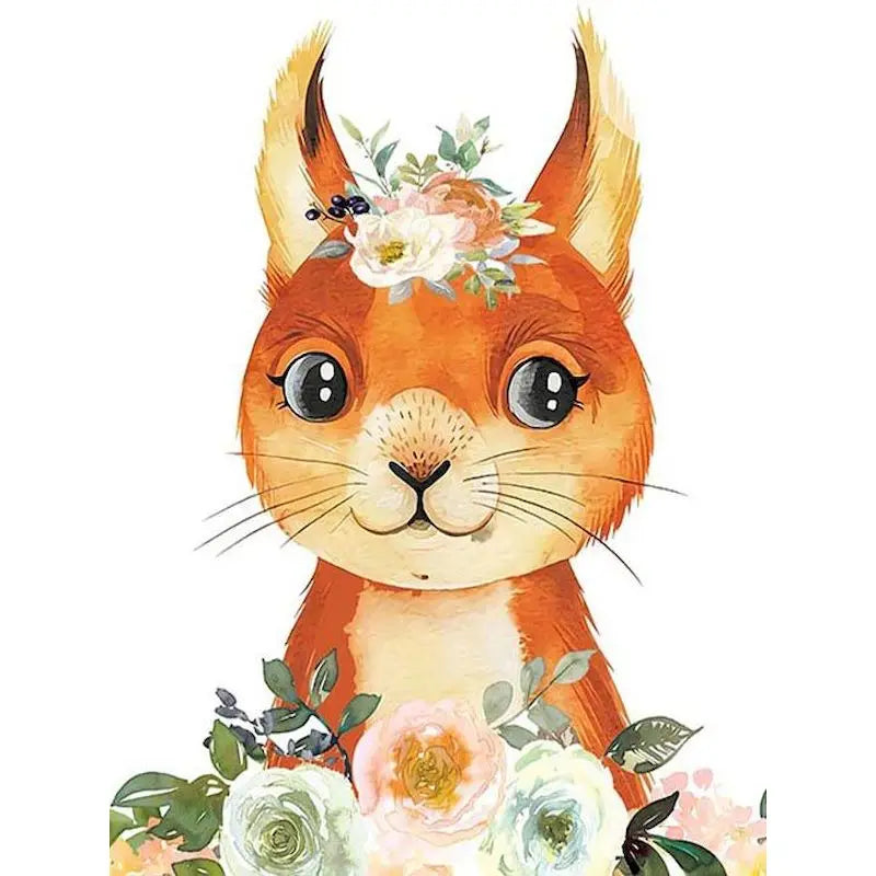 Peintures par numéros animaux pour enfant