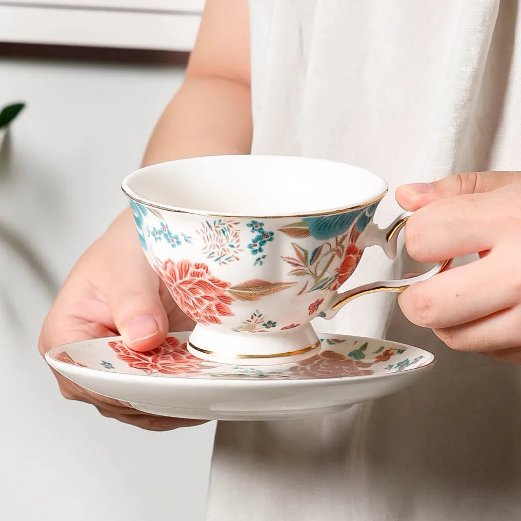 Chinese flower cup