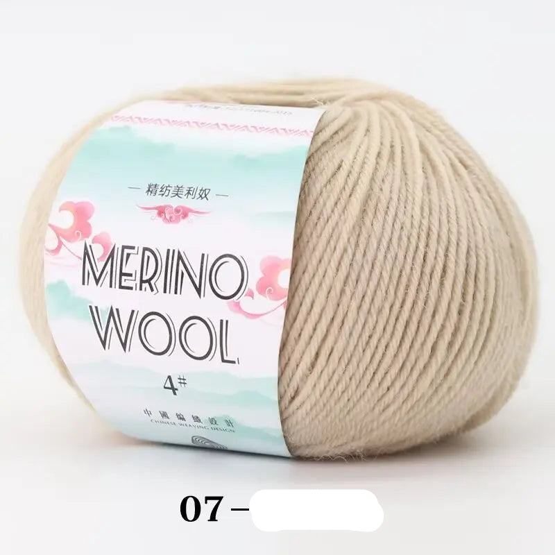 Pelote de laine Mérinos 50gr /130m vêtements de bébé