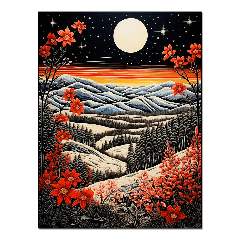 Diamond Paintings Nature Landscape Sunset