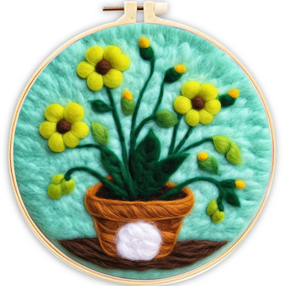 Kits de feutrage vert nature
