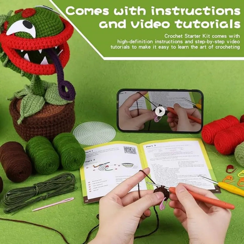 Kit de Crochet fleur Halloween