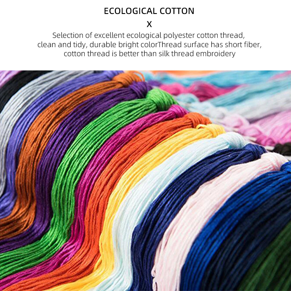 Kit de broderie au point de croix Toile imprimée paysage nuit étoilée 11CT 14 CT