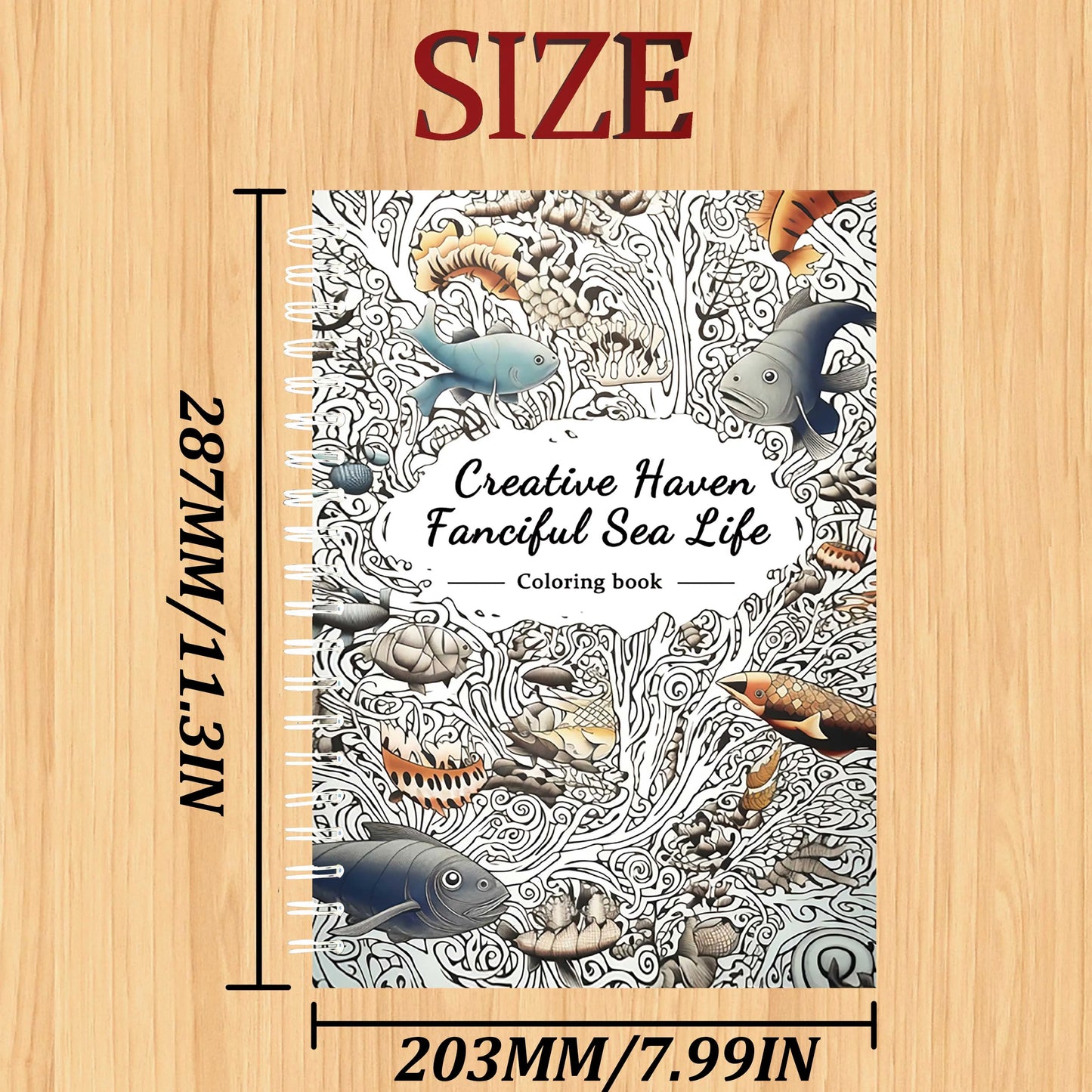 Sea Life Adult Coloring Book