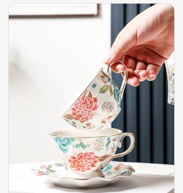 Chinese flower cup