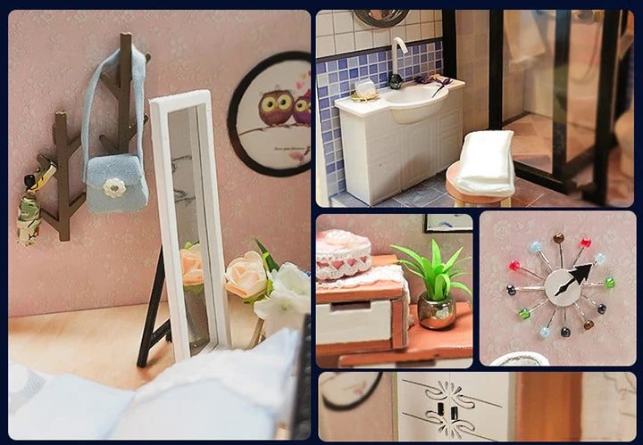 DIY Maquettes en bois à assembler - maison de poupée _ Plusieurs modèles disponibles