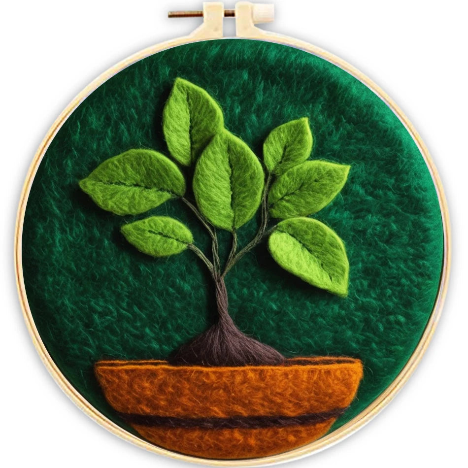 Kits de feutrage vert nature