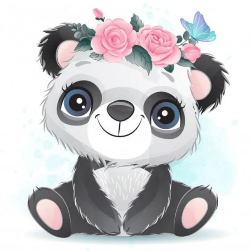 Peintures par numéros animaux pour enfant