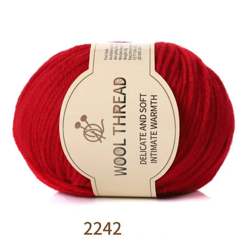 Laine moyenne teinte 50gr