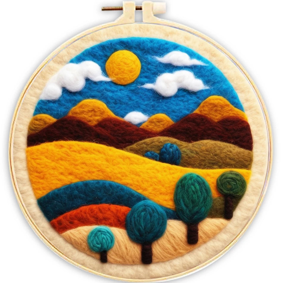 Feutrages DIY kit de démarrage paysages