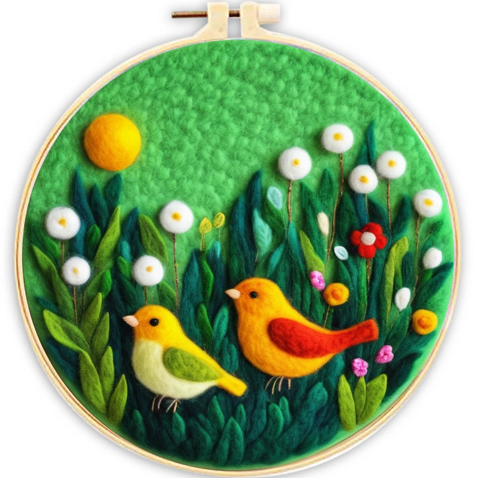 Kits de feutrage vert nature
