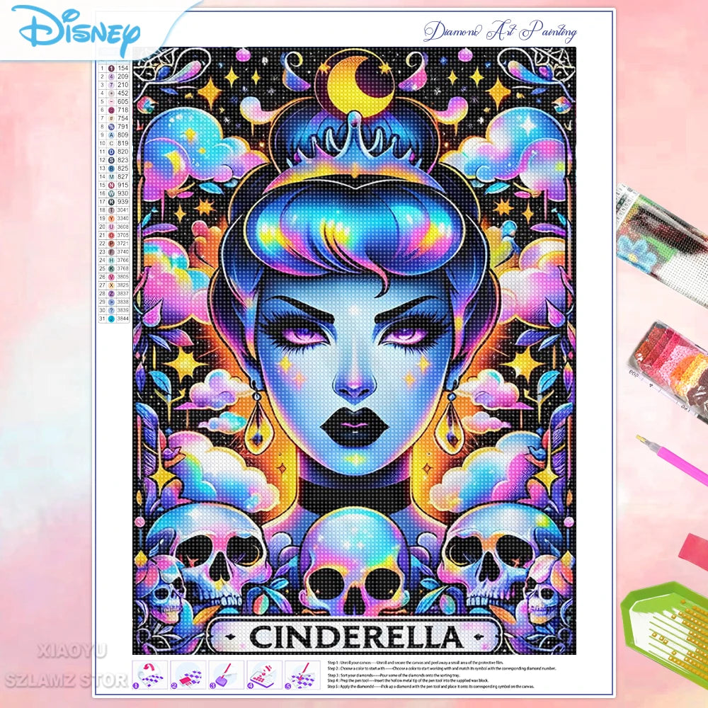 Peintures à diamants 5D Personnages Disney maléfiques