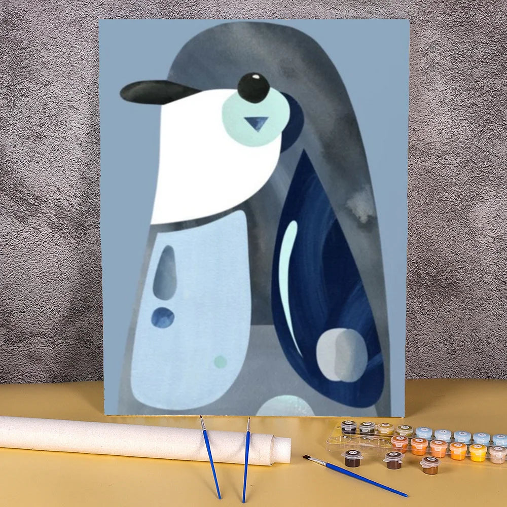 Painting by numbers for kids animals Cartoon