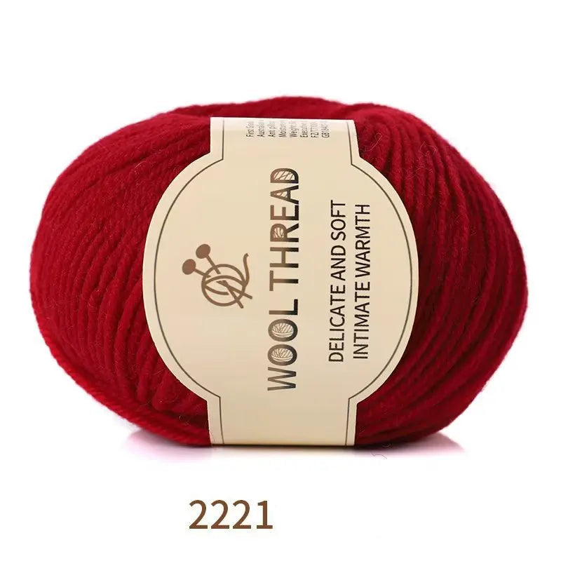 Laine moyenne teinte 50gr