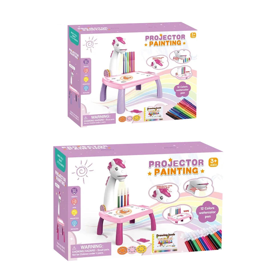 Unicorn Children's Drawing Table