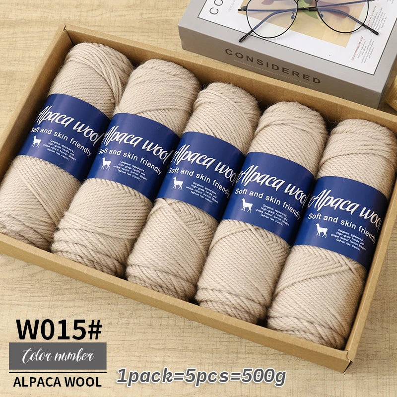 Pelote de laine d'alpaga 500g