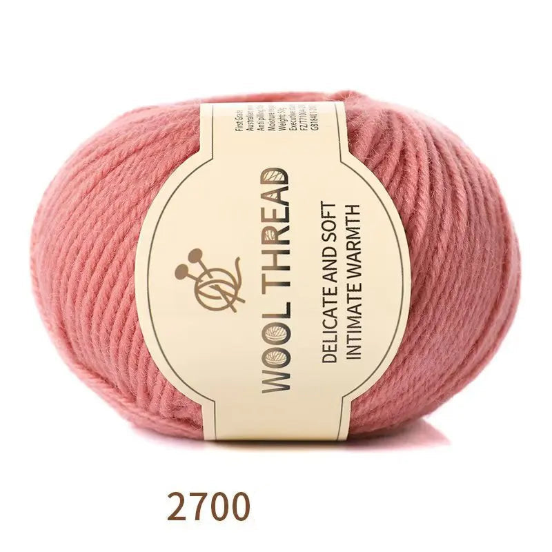 Laine moyenne teinte 50gr