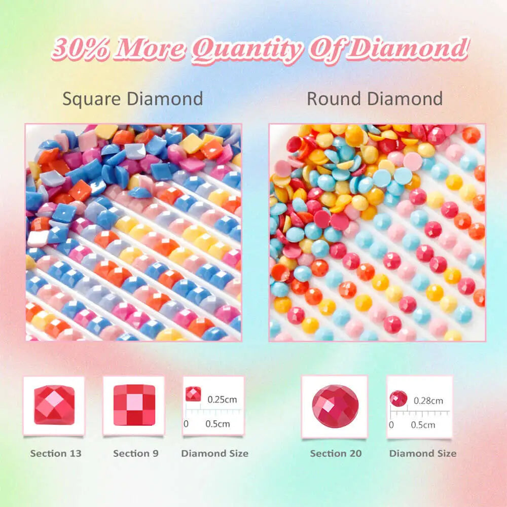 Kit de Peinture à diamants maisons au bord de l'eau 5D
