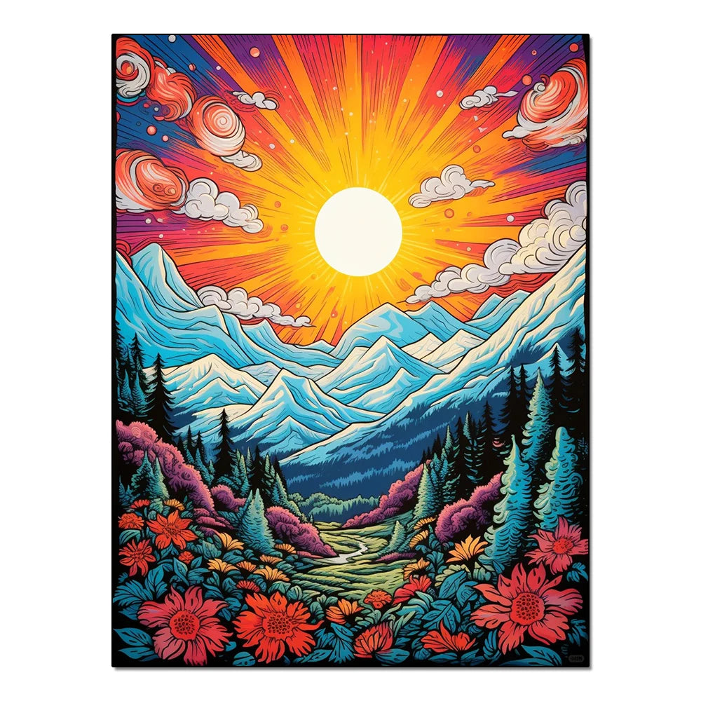 Diamond Paintings Nature Landscape Sunset