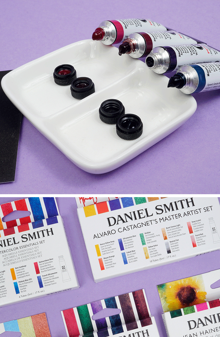 Aquarelle professionnelle Daniel Smith 10/6 Couleurs 5ml