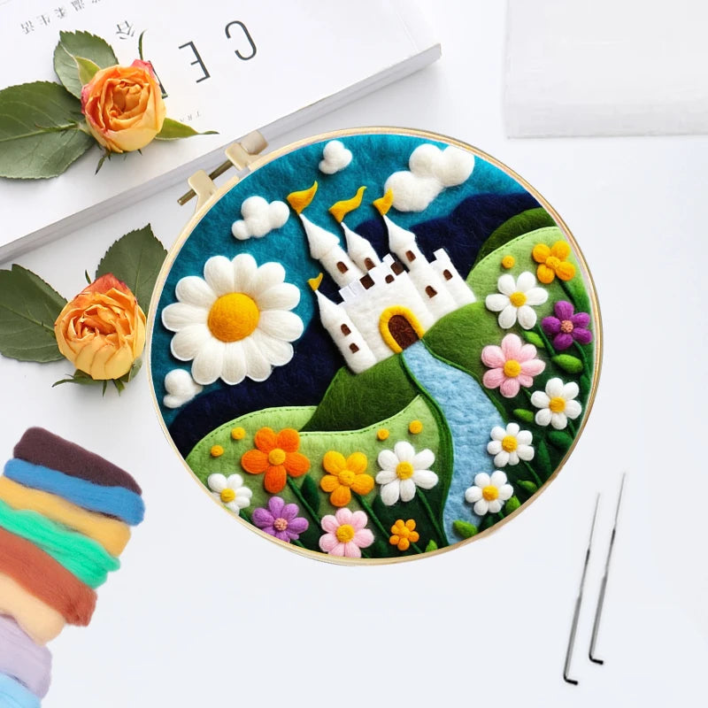 Feutrages DIY kit de démarrage paysages