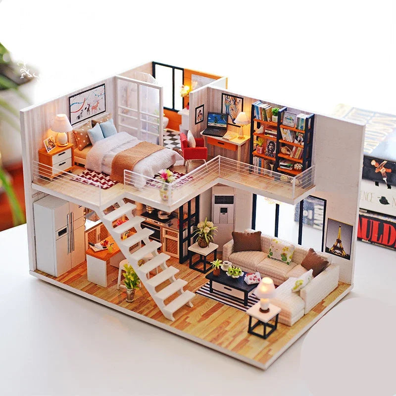 DIY Maquettes en bois à assembler - maison de poupée _ Plusieurs modèles disponibles