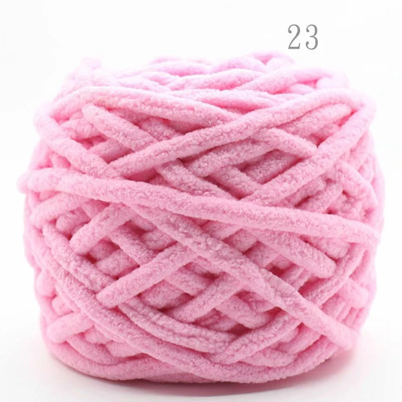 3 pelotes de laine Chenille 100gr x 3