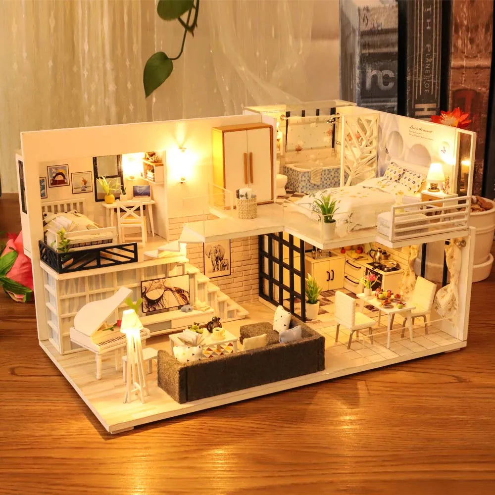 DIY Maquettes en bois à assembler - maison de poupée _ Plusieurs modèles disponibles
