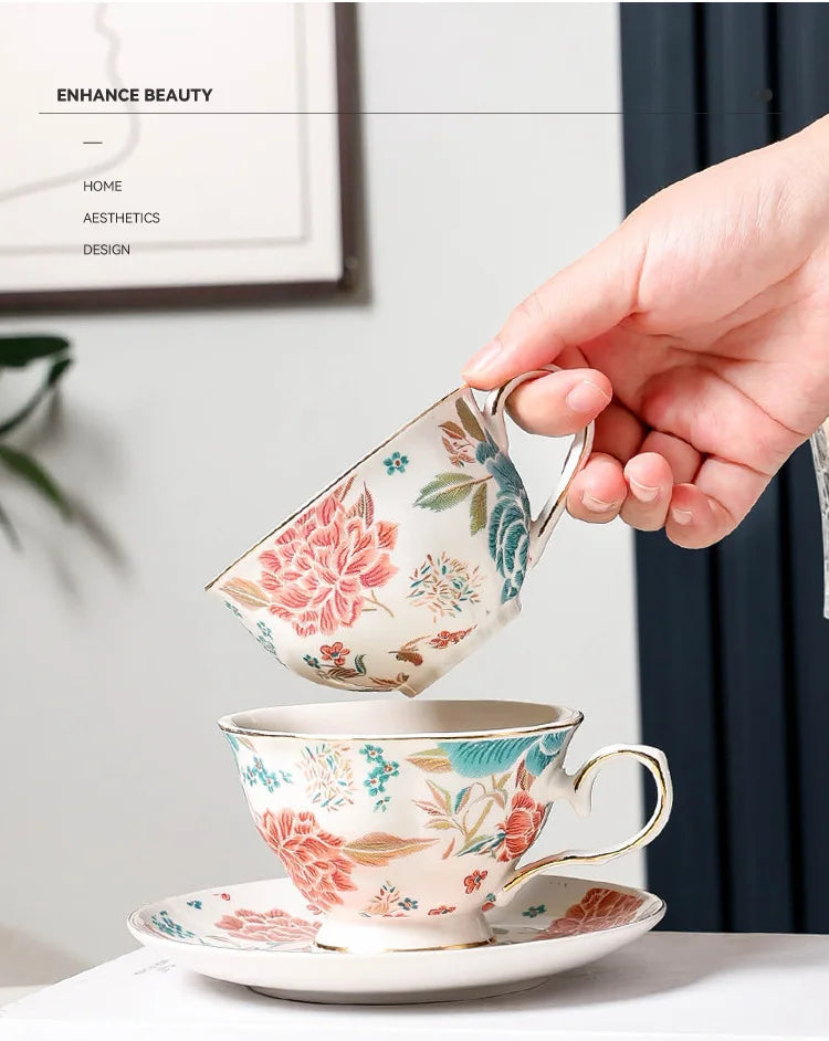 Chinese flower cup