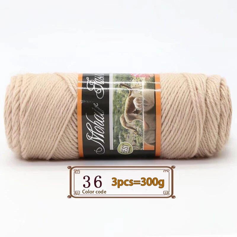300gr laine mohair différentes couleurs