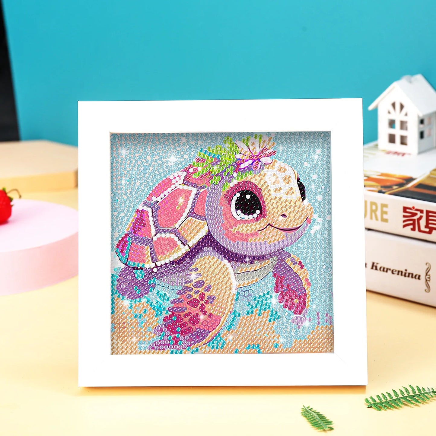 Kit de peinture à diamants animal mignon ensemble d'art pour enfant