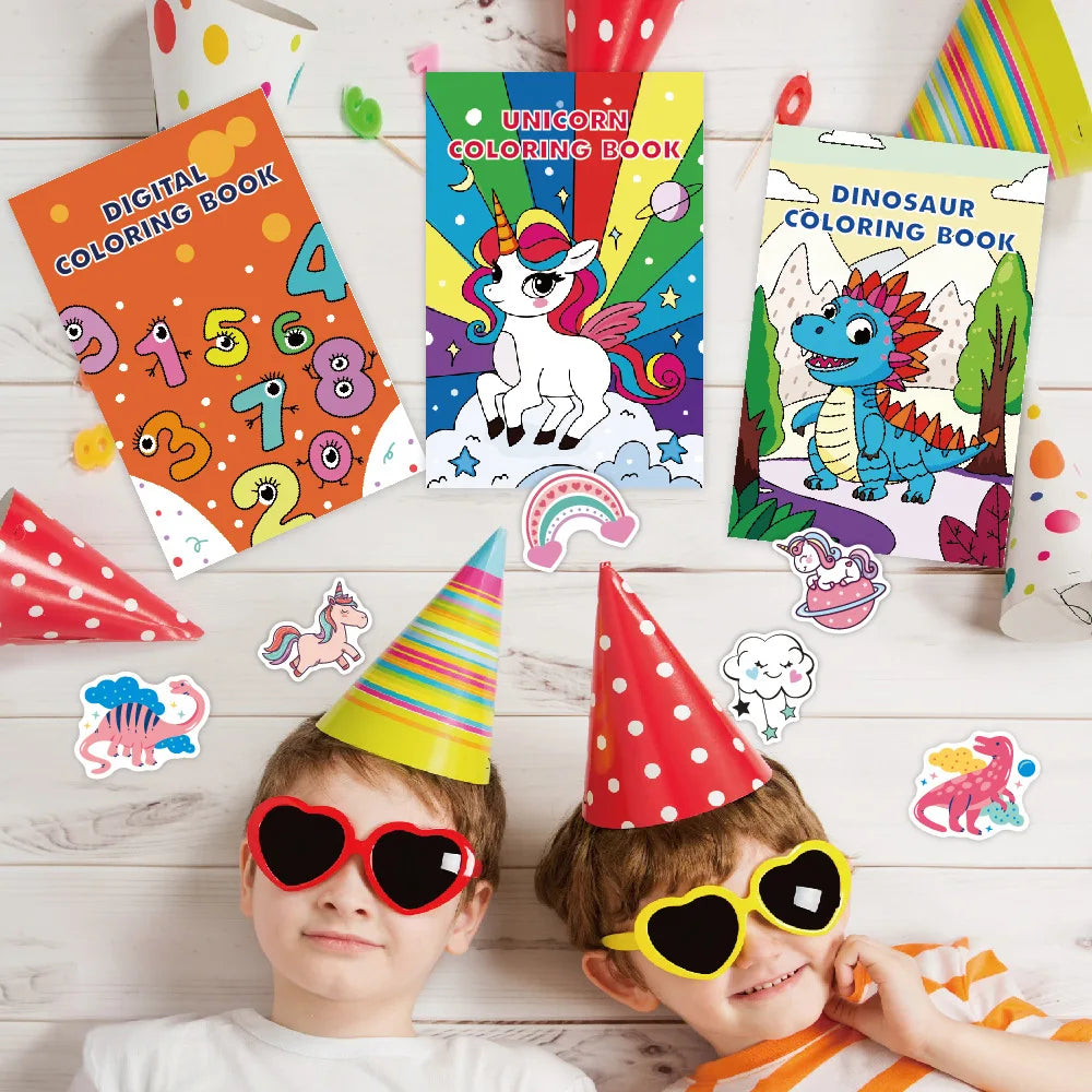 Ensemble de 8 livres de coloriage pour enfant