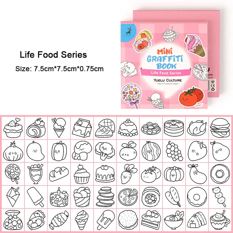 Mini livre de coloriage 50 pages pour enfant