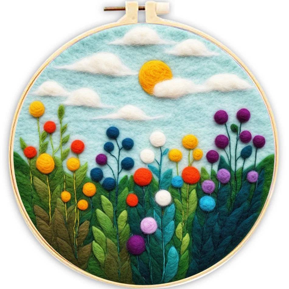 Kits de feutrage vert nature