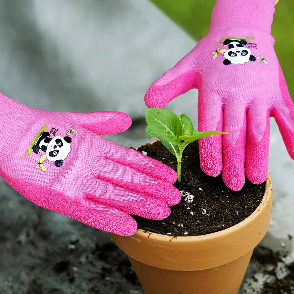 Guantes de jardinería para niños de 3 a 12 años