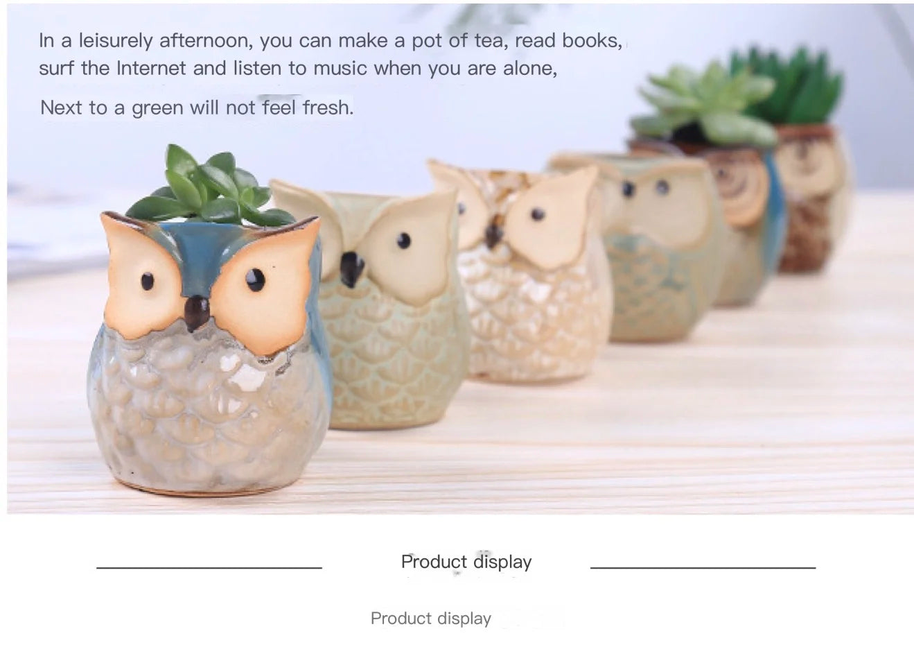 Small Owl-shaped pot