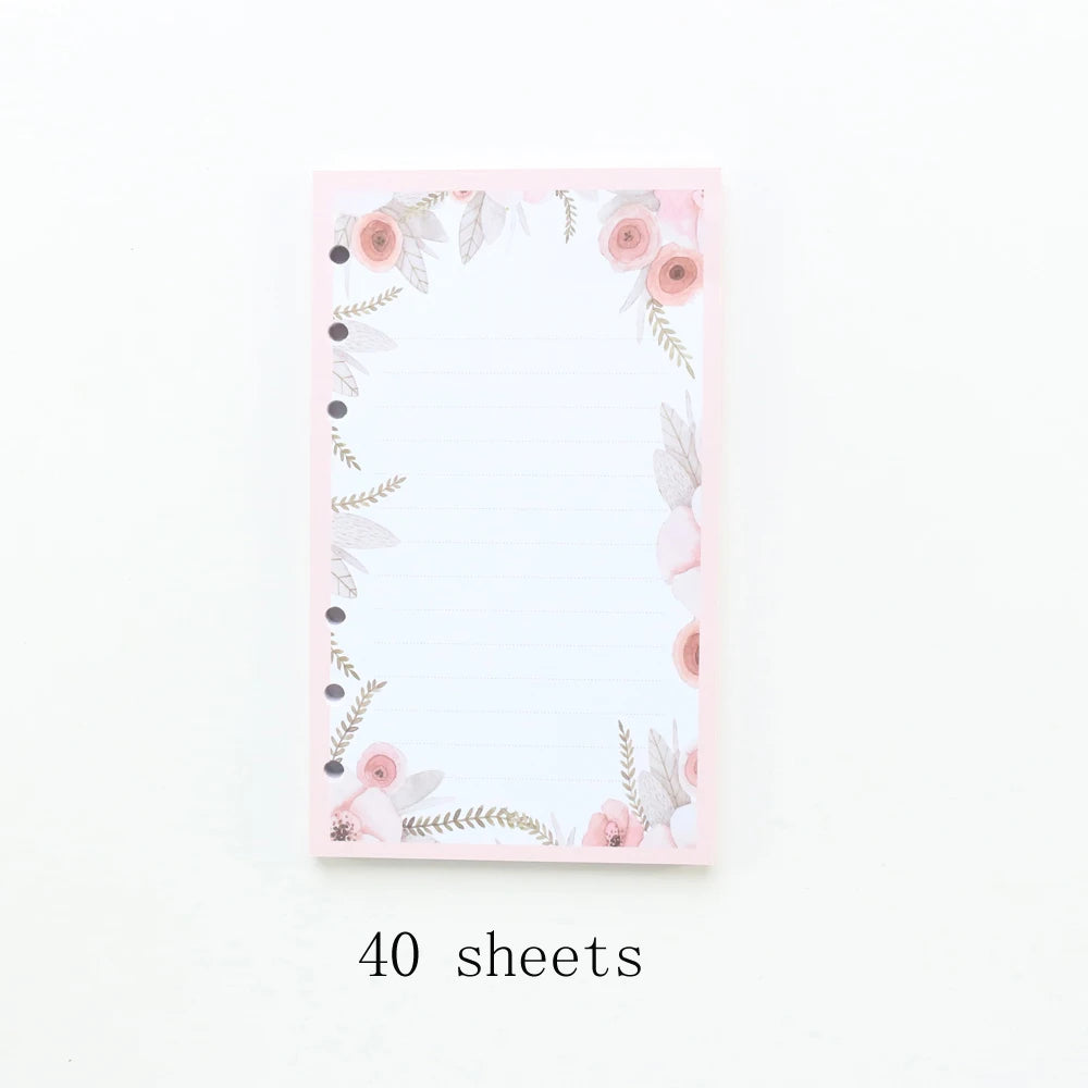 Flower Leaf Refill for A6\A5 Ring Binder/Notebook