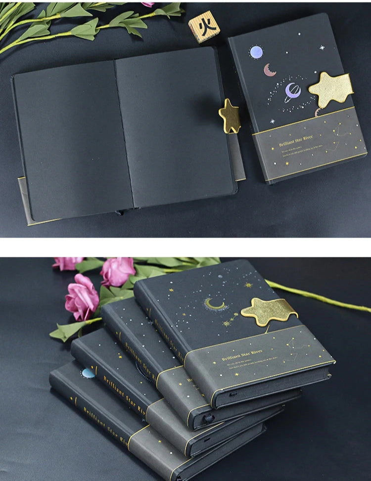 Black pages notebook