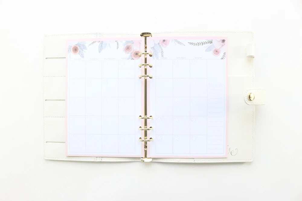 Flower Leaf Refill for A6\A5 Ring Binder/Notebook