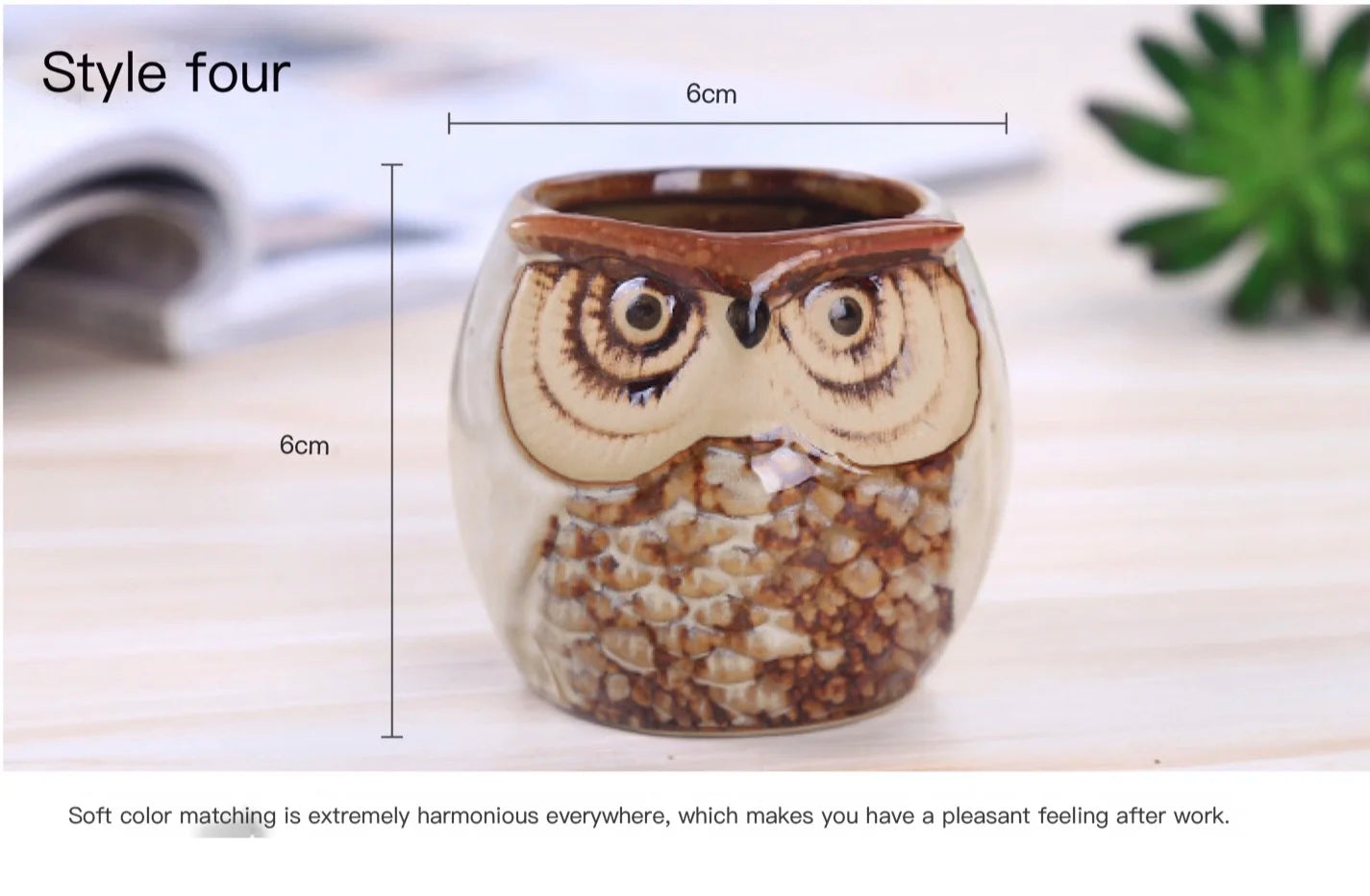 Small Owl-shaped pot