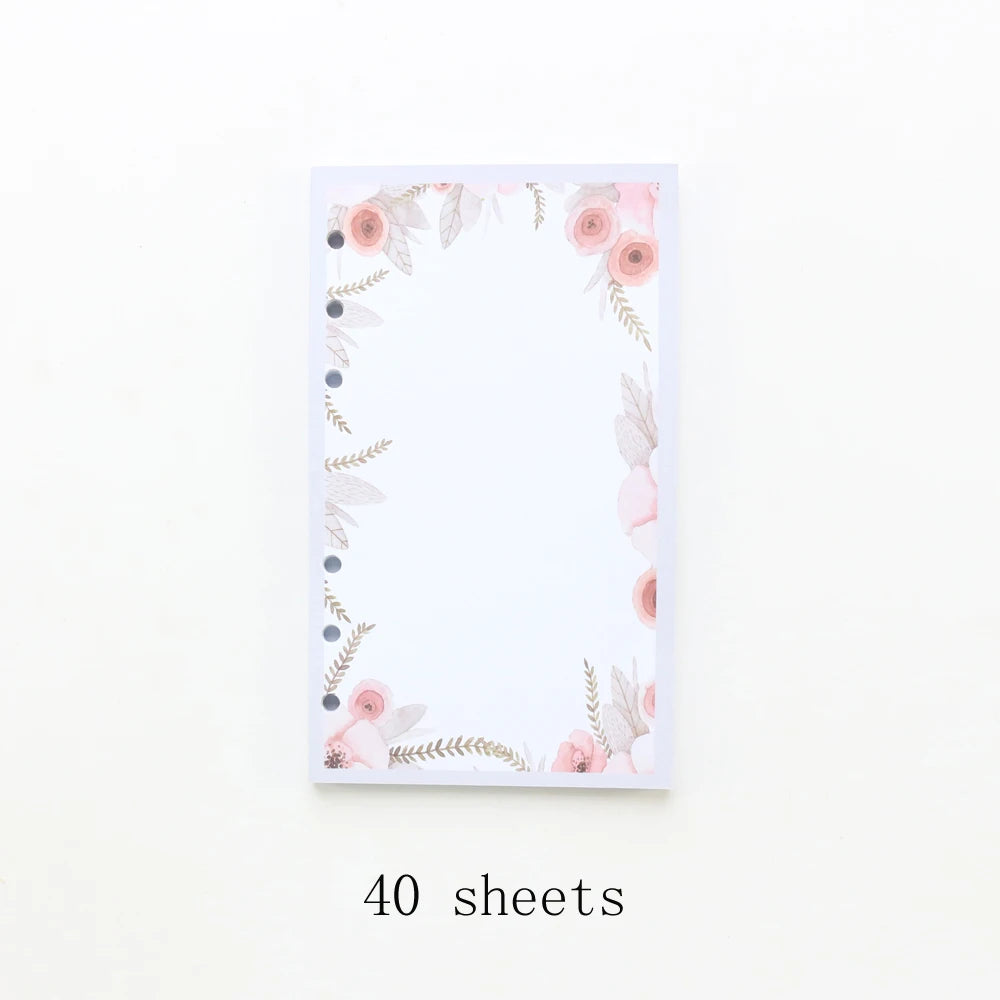 Flower Leaf Refill for A6\A5 Ring Binder/Notebook