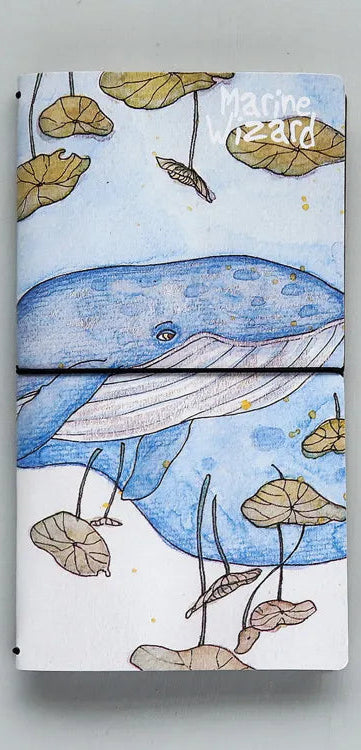 Cahiers de style japonais carnet de voyage Baleine