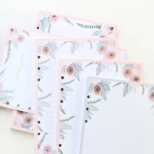 Flower Leaf Refill for A6\A5 Ring Binder/Notebook